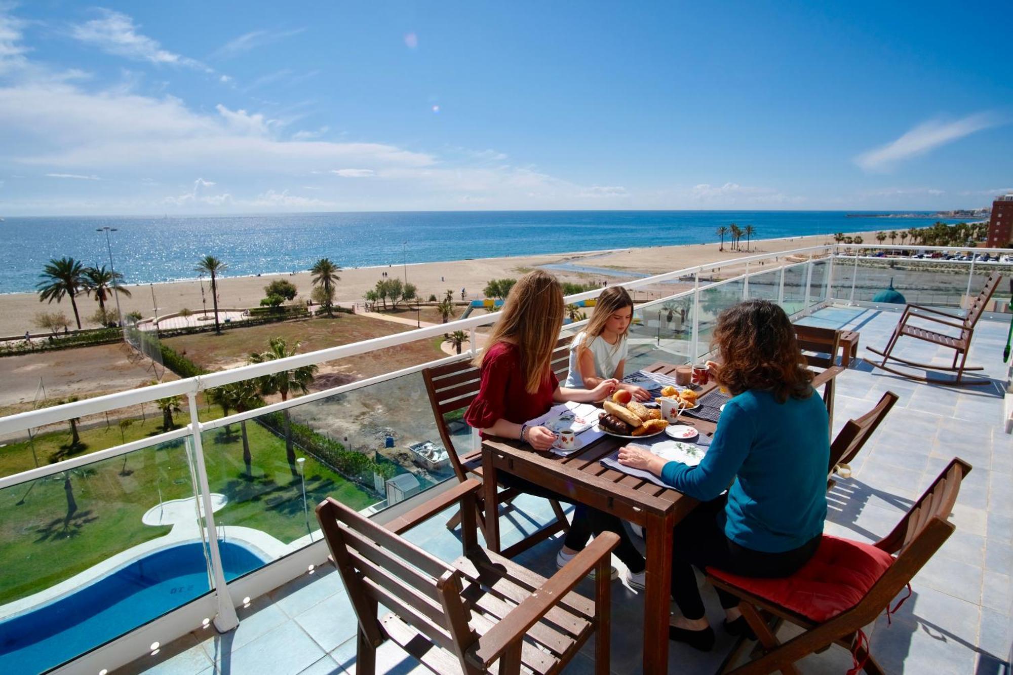 Seafront Penthouse Almeria Рокетас де Мар Екстериор снимка